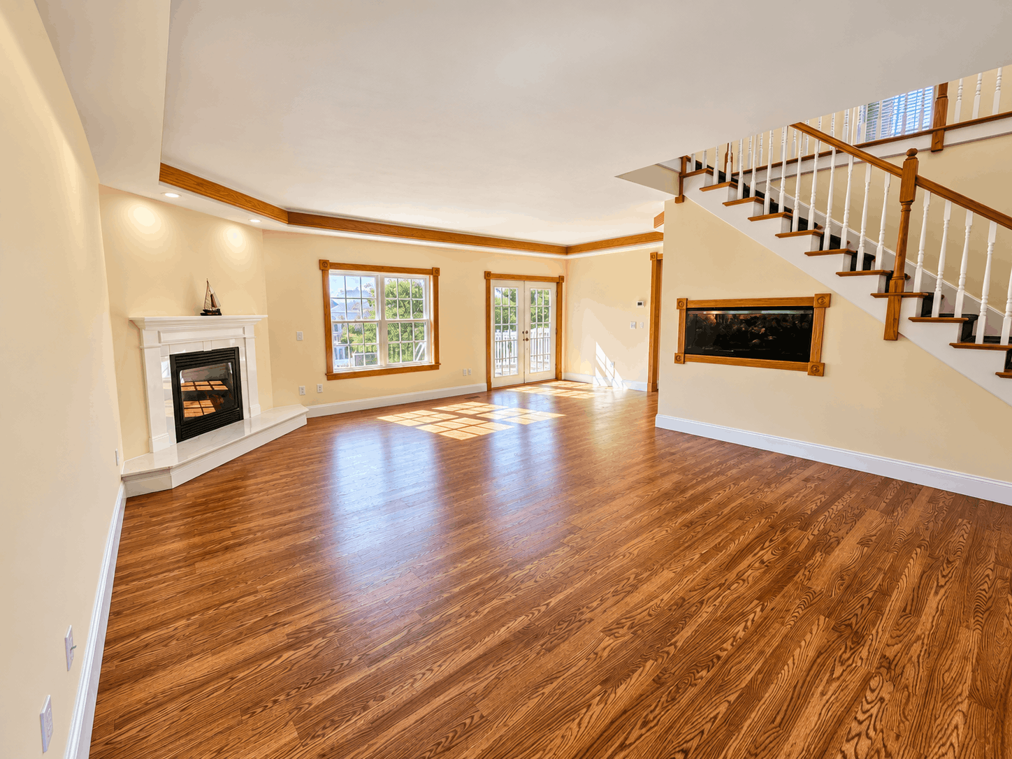 Real estate photography sample living room